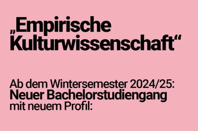 Ankündigung neuer Bachelorstudiengang