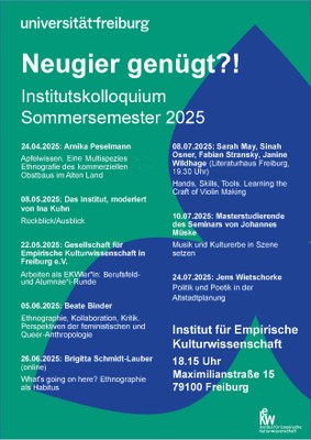 Kolloquium Sommer 2025