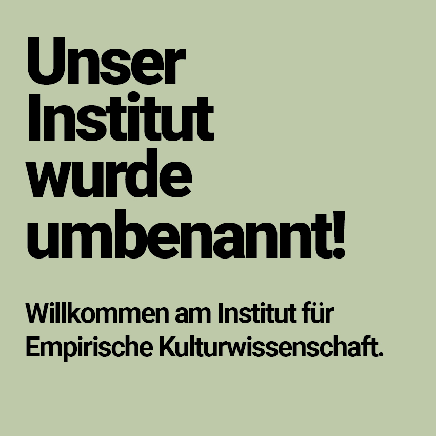 Unser Institut wurde umbenannt