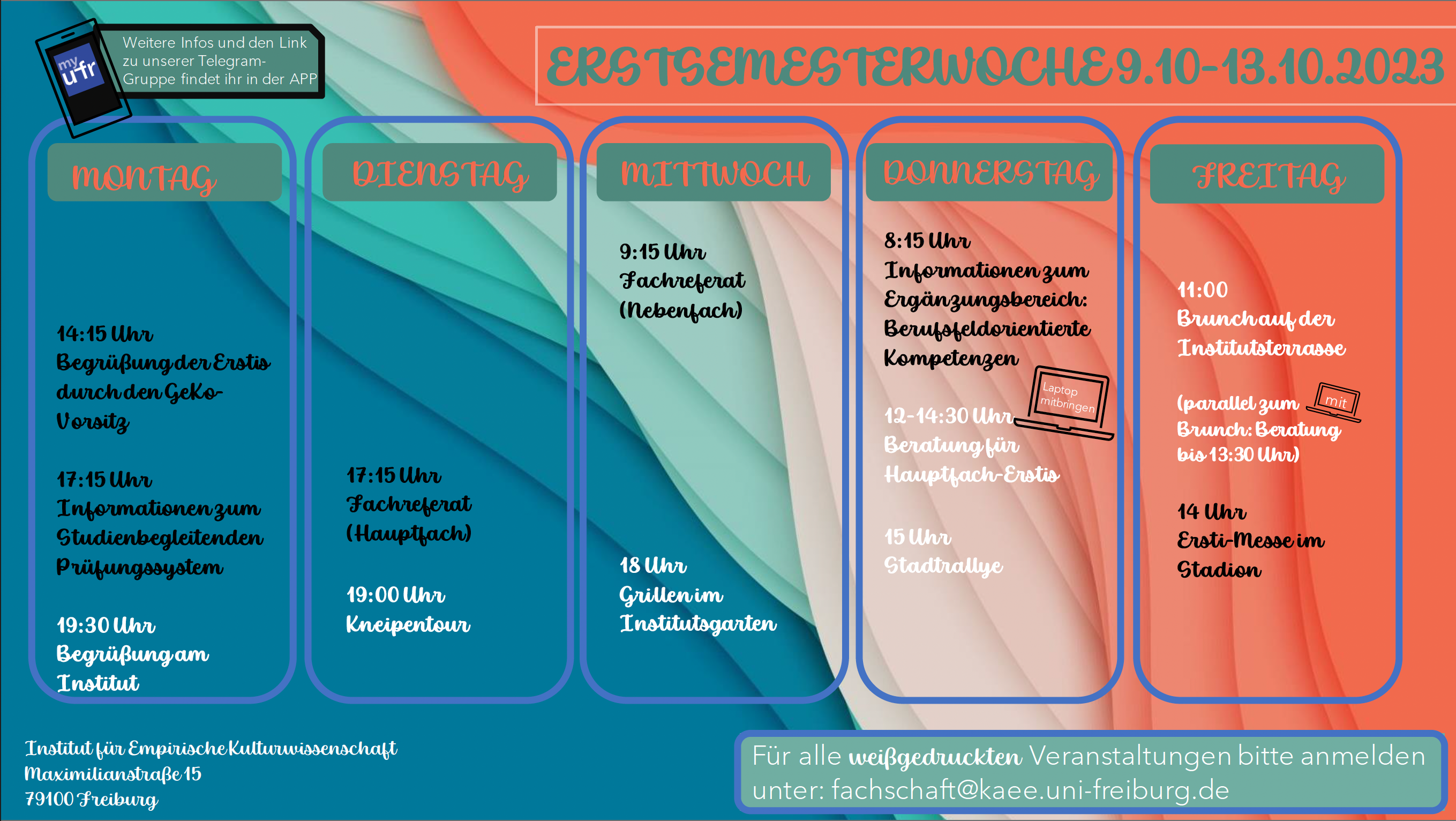 Programm Erstiwoche 2023