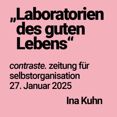 Laboratorien des guten Lebens